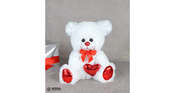 Beyaz Peluş Ayıcık (55cm)